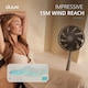 image 6 of Duux Whisper 3 Standing Fan with Remote Control | Grey | Grey