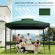 image 10 of Outsunny 3(m) 2 Tier Garden Gazebo Top Cover Replacement Canopy Roof Dark Green
