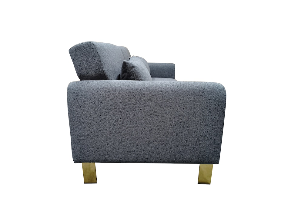 image 1 of Como 2 Seater Sofa Bed in Grey or Silver | Grey | One Size