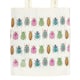image 3 of Something Different Beetle Polycotton Tote Bag - White/Multicoloured - One Size White