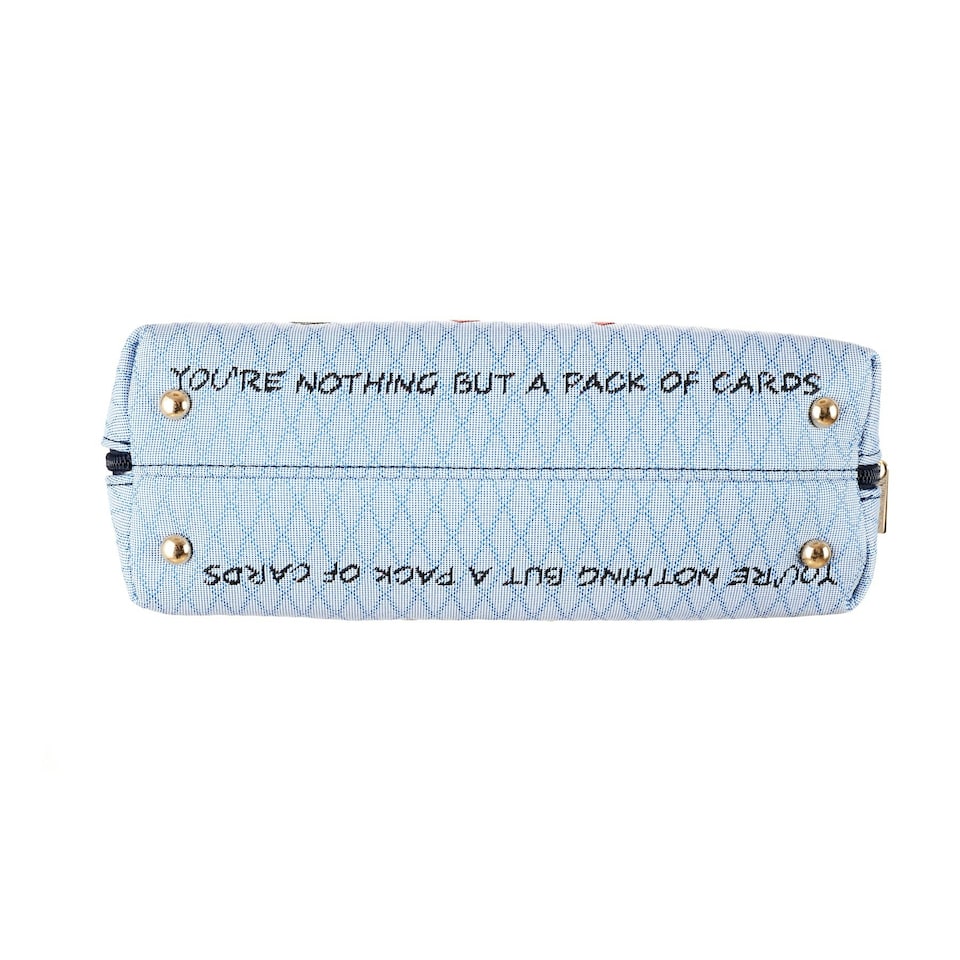 image 1 of Signare Convertible Bag - Alice in Wonderland Nothing But Cards Blue