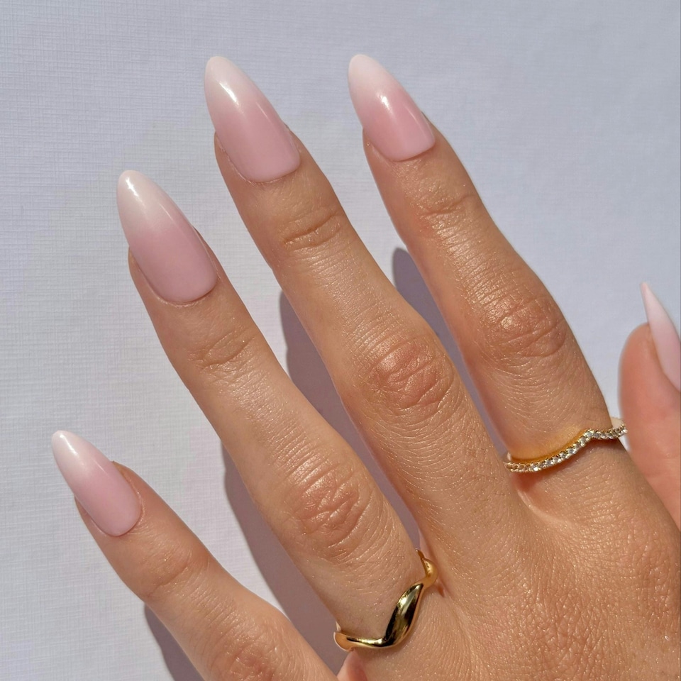 image 1 of House Of Amor - False Nails - French Ombré - Press On Nails - Clear