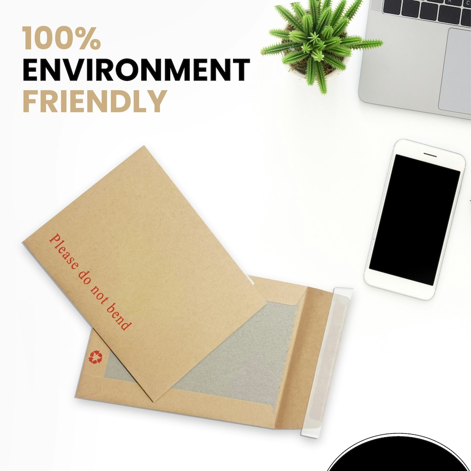 image 1 of Box of 125 C5 Board Back Envelopes (162 x 229mm)