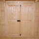 image 3 of Shiplap Mammoth Loglap 12 x 30 Feet Shed Double Door with Two Opening Window Brown