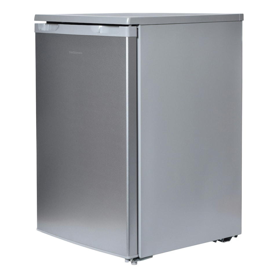 image 1 of Statesman L255S Freestanding Under Counter Larder Fridge, 133 Litre, Silver