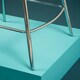 image 3 of Interiors by Premier Warton Black Velvet Bar Chair Silver