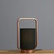 image 2 of ValueLights Edwin Brushed Copper Table Lamp and E14 Golfball LED 4W Warm White 3000K Bulb