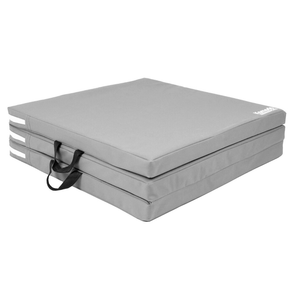 image 1 of Komodo Tri Folding Yoga Mat - Grey