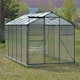 image 3 of Living and Home Aluminium Greenhouse with 1 Window  - Green 2.5*1.9*1.8M