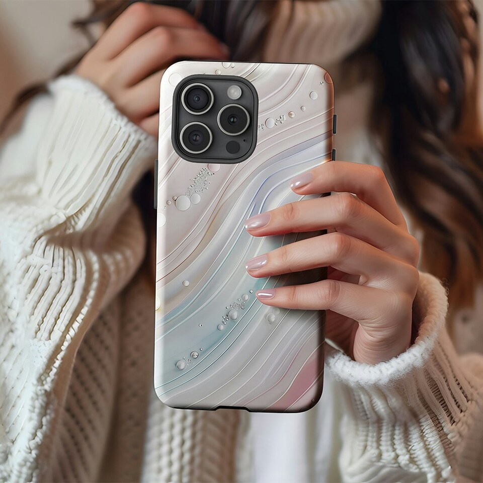 image 1 of Pearly Dream Phone Case | Pink | Galaxy S24 Ultra
Tough | Galaxy S24 Ultra
Tough