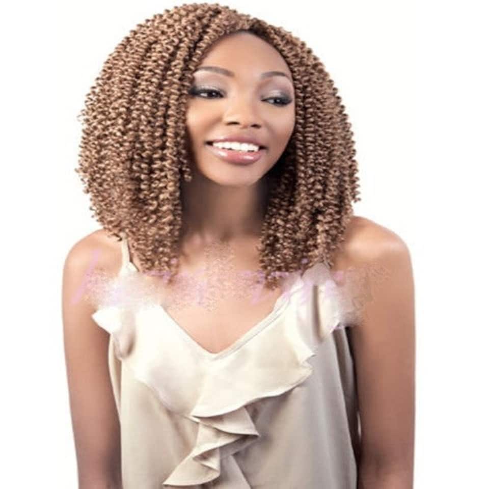 Motown Tress Angels Braid Collection Syn 3X Multi Pack Cork Screw Curl Braid Multi | 99J | 12 inch