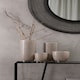 image 5 of Interiors by Premier Small Planter, Stoneware Plant Pot with Subtle Speckled Finish, Modern Indoor/Outdoor Raised Planter for Home Cream