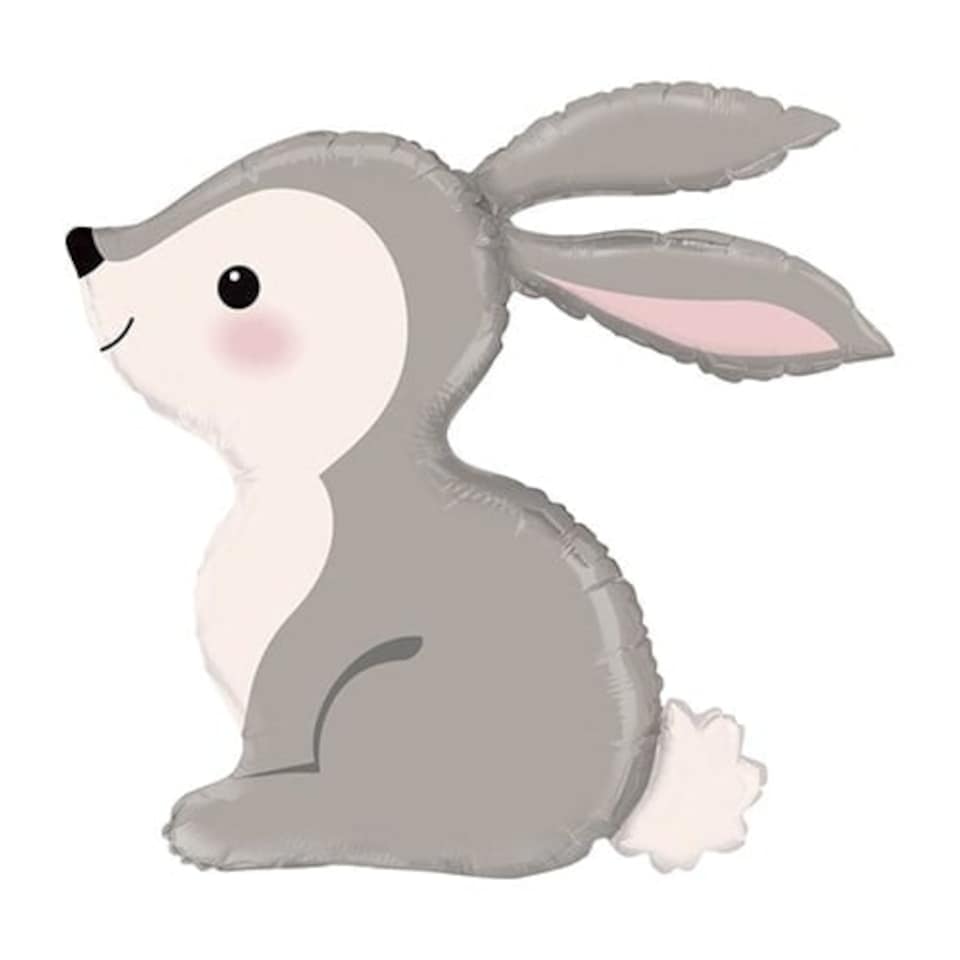 Woodland Bunny Helium Foil Giant Balloon 91cm / 36 in