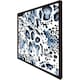 image 3 of Blue leopard print (Picture Frame) White | XL