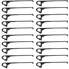 Gutter Brush Leaf Guard Fixing Clips (Pack of 20)