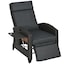 Dark Grey cushion, Brown rattan - Selected