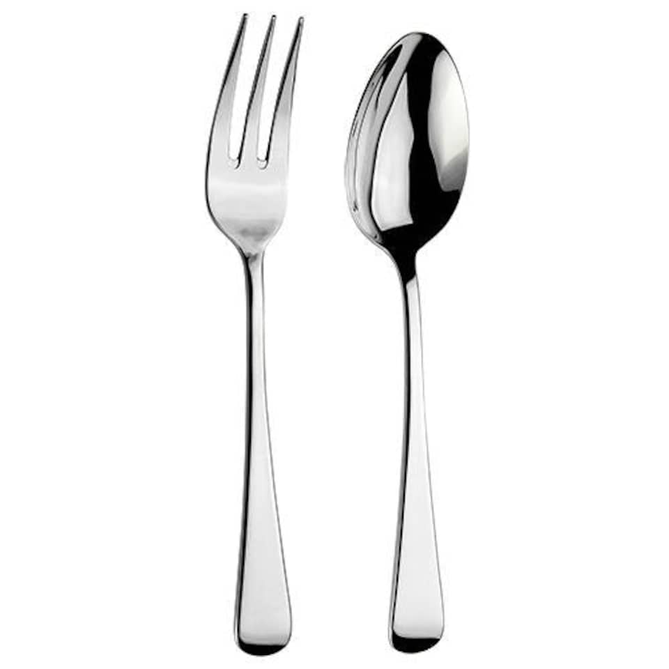 Arthur Price Classic Old English Serving Spoon & Fork Box Set