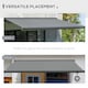 image 7 of Outsunny 3x2.5m LED Light Full Cassette Case Electric/Manual Awning Door Window Sun Shade Patio Canopy Retractable w/ Remote Grey