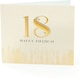 image 1 of 18th Today Gold Foil Finished Stylish Birthday Card