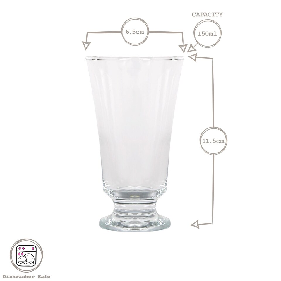 image 1 of LAV Troya Highball Glasses - 150ml - Pack of 12 | Clear | Clear