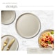 image 3 of Dinnerware Set Una - dinner set, incl. plates, bowls and mugs, for 6 people | Brown | taupe | 1