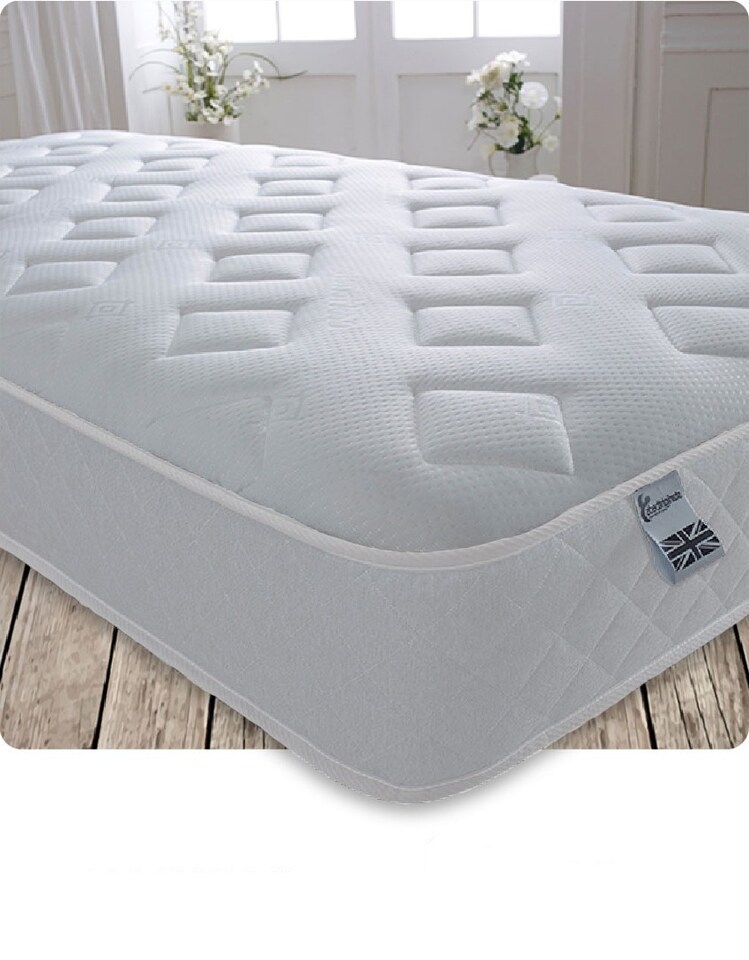 image 1 of Essentials Jump n Tac Hybrid Mattress - 19cm Deep, Soft Feel | White | European Double