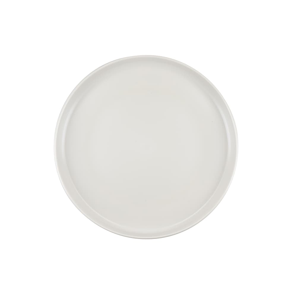 image 1 of Mikasa Summer Set of 4 Recycled Plastic 20cm Lipped Side Plates | Grey