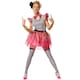 image 1 of Womens Neon Clown Costume | Pink | black/pink | L | 1