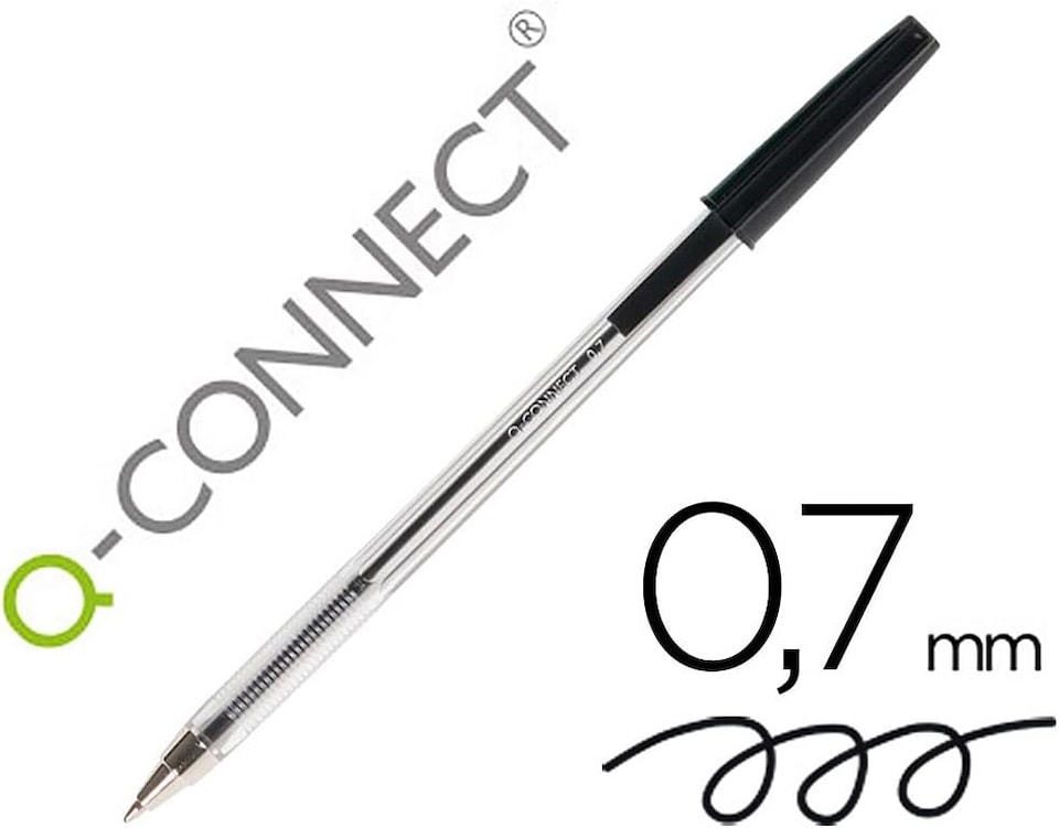 image 1 of Pack of 20 Black Medium Ballpoint Pens