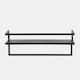 image 4 of OHS Towel Rail Bathroom Shelf Space Saving Storage Unit Wall Mounted