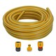 image 1 of Hozelock Starter Garden Hose Pipe 12.5mm 15m PVC Watering Yard & Fittings Yellow