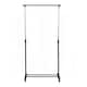 image 8 of KCT Adjustable Single Clothes Rack on Wheels Black | Silver | One Size