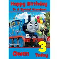 Thomas And Friends Age 1 Today Birthday Card - Multicoloured - One Size