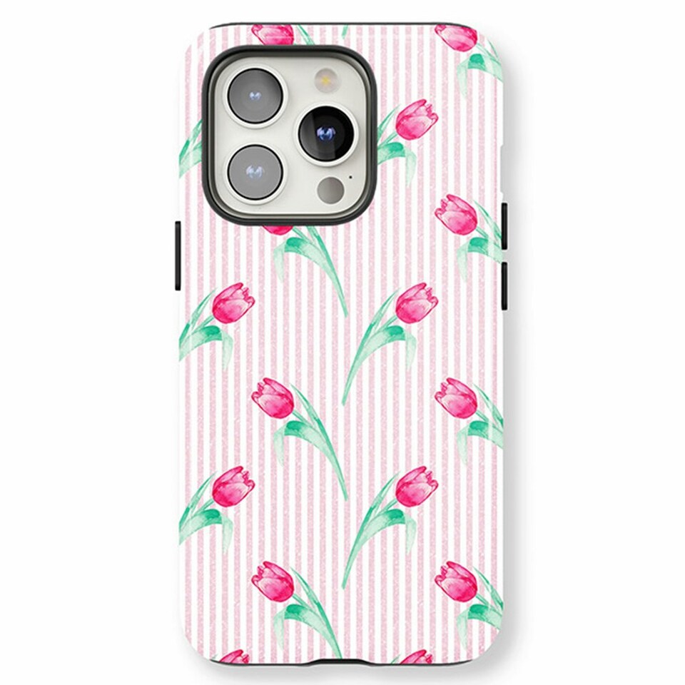 image 1 of Tulips Phone Case | Pink | iPhone 16 Plus
Slim | iPhone 16 Plus
Slim