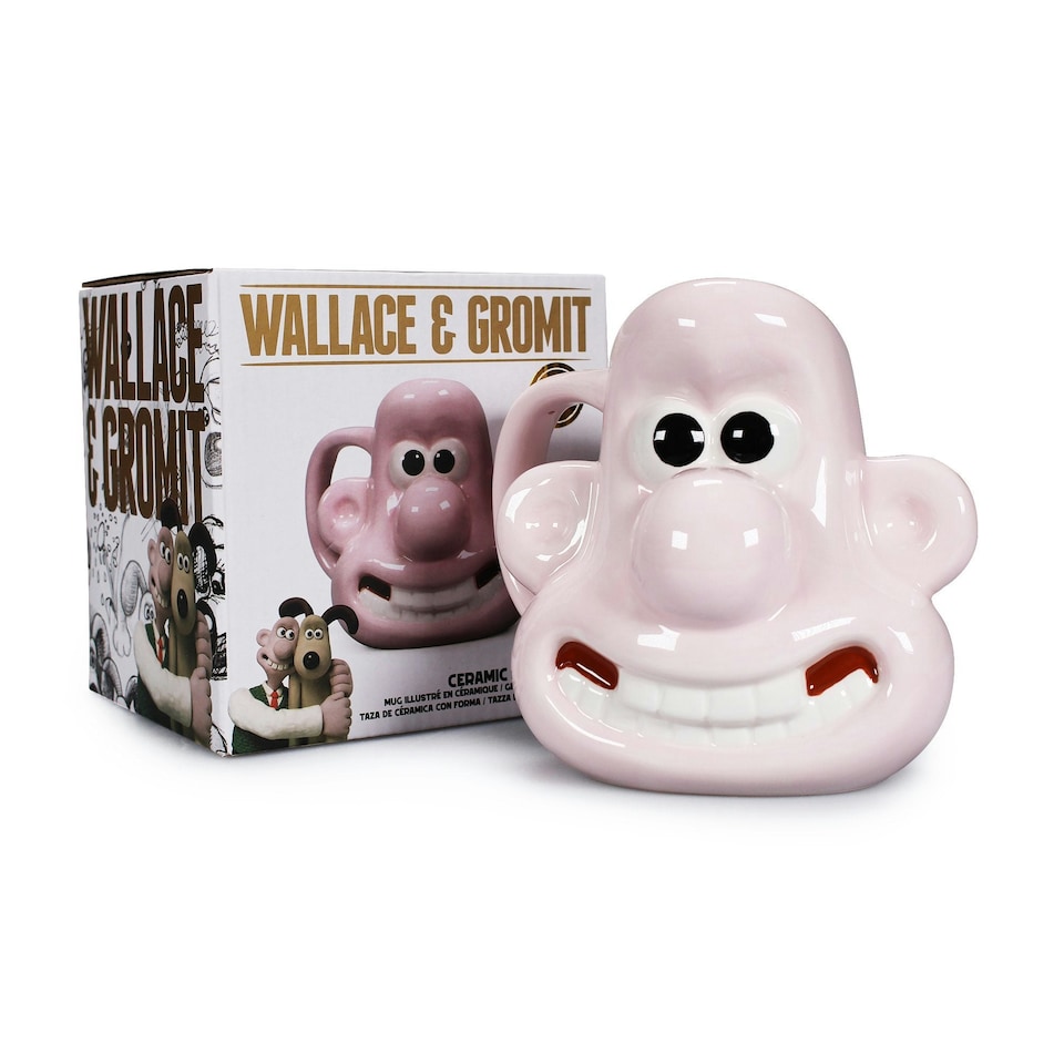 image 1 of Wallace & Gromit Wallace Boxed Shaped Mug