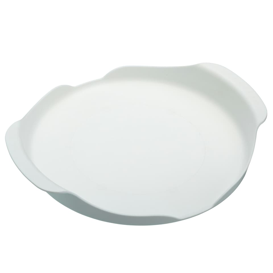 image 1 of KitchenCraft Microwave Carrying Tray White 23cm | White | White | 1