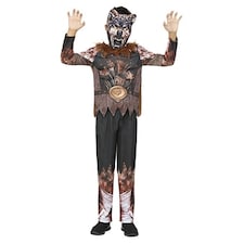 Werewolf Warrior Boys Fancy Dress Costume Kids Large - Age 10-12