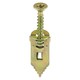image 1 of Timco - Hammer-In Fixings - PZ - Yellow (Size 4 x 30mm - 100 Pieces)