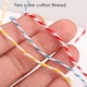 image 5 of 5m Raffia Craft Assorted Two Colour Cotton Thread String