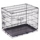 image 1 of 24" Folding Metal Dog Cage Puppy Transport Crate Pet Carrier