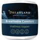 image 1 of Dreamland Breathable Comfort Mattress Topper, King