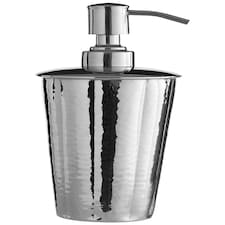 Hammered Bathroom Nickel Finish Lotion Dispenser
