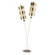image 1 of Nettle Luxe 2 Light Floor Lamp Gold, Taupe, E27