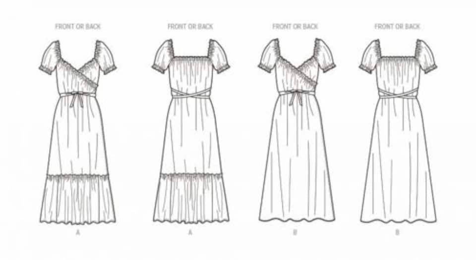 image 1 of McCall's 8358 Paper Sewing Pattern – Women’s Dress, Size F5 (16–18–20–22–24), Easy