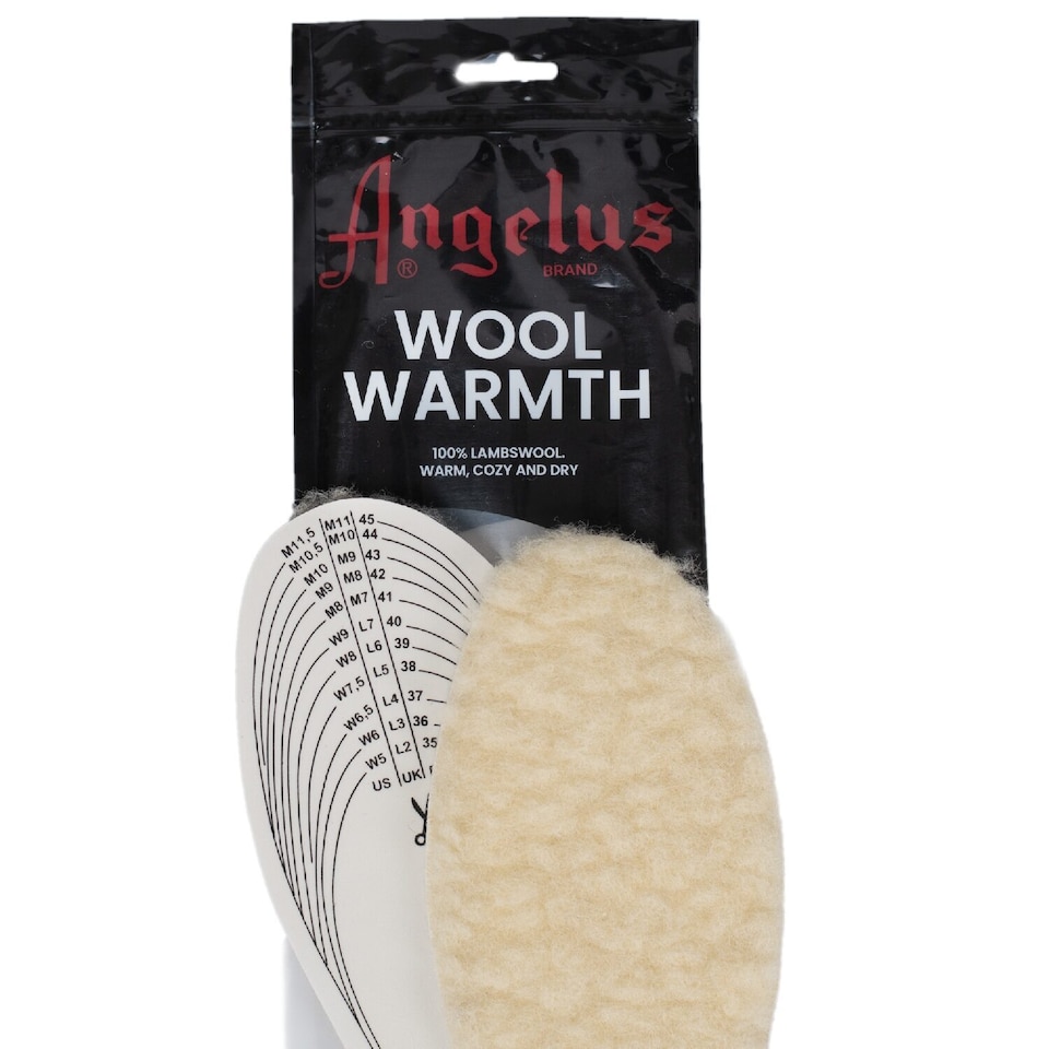 image 1 of Angelus Wool Fleecy Insoles - Cut to Size for Custom Winter Warmth | Cream