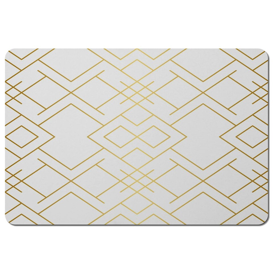 image 1 of Golden Geo Pattern (Placemat)