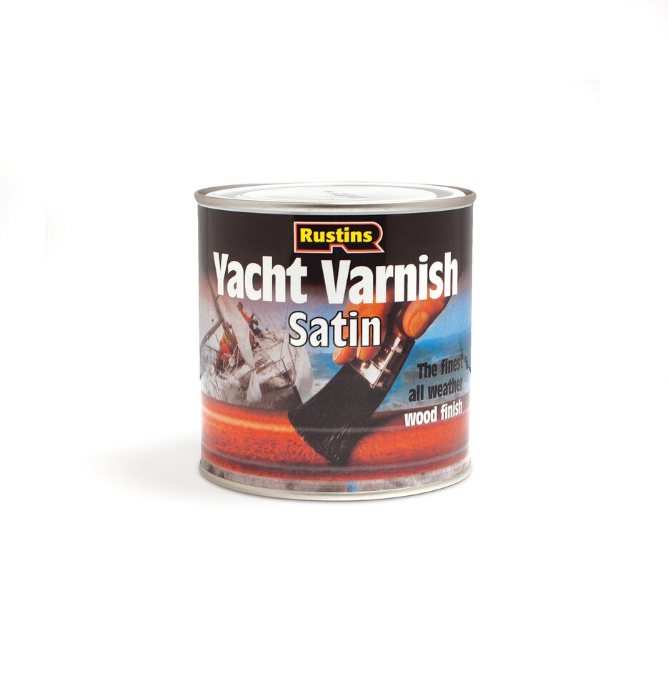 image 1 of Rustins Yacht Varnish Clear Satin 250ml