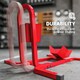 image 4 of HOMCOM Adjustable Motorcycle Wheel Chock Motorbike Holder with Metal Frame Red