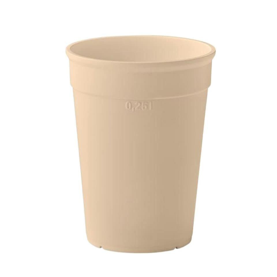 image 1 of MidOcean Awaycup 250ml Polypropylene Cup - Beige - One Size Brown