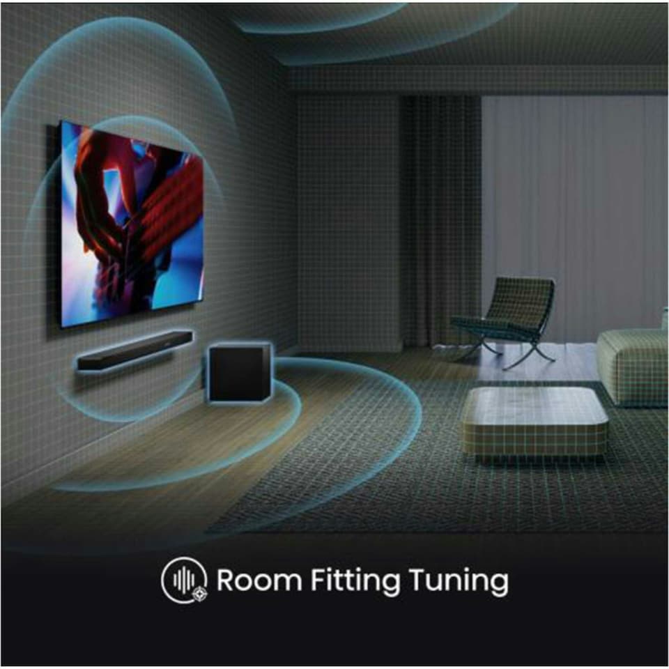 image 1 of Hisense AX Series 3.1.2 Channel Soundbar with Wireless Subwoofer AX3120Q
